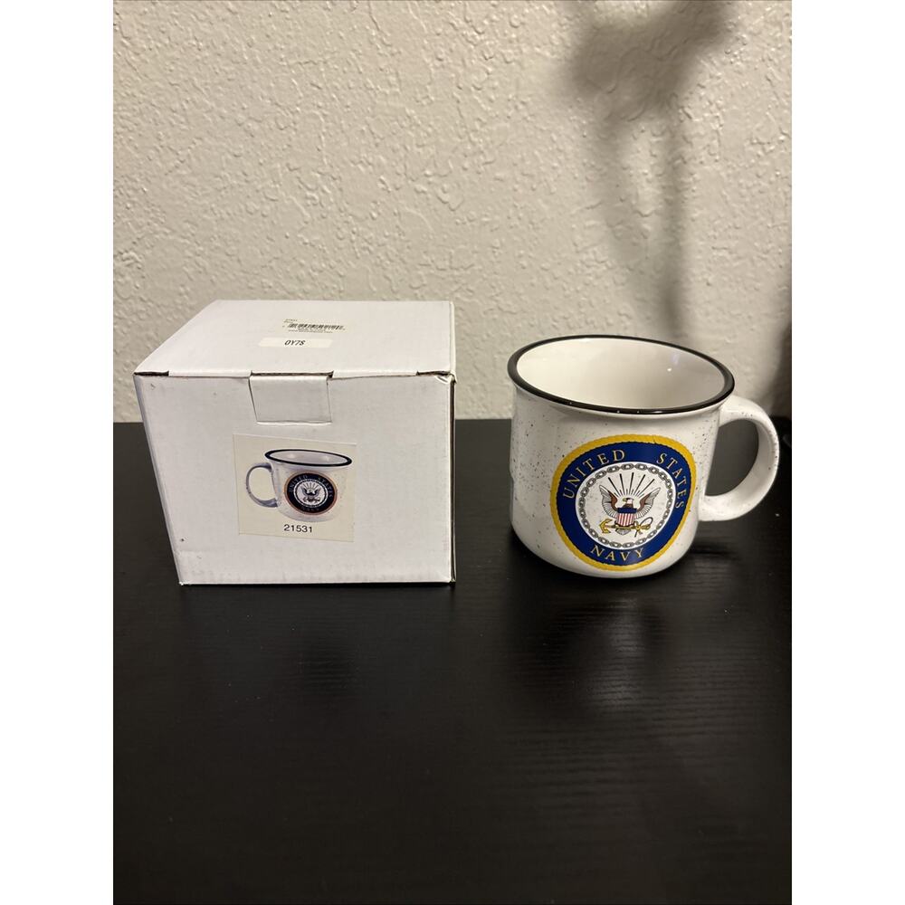 Spoontiques Navy Camper Mug 21531 microwave safe